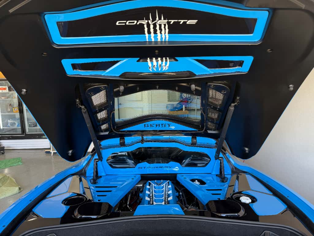 C8 Corvette Coupe Rear Window Surround Kit (3-Piece)
