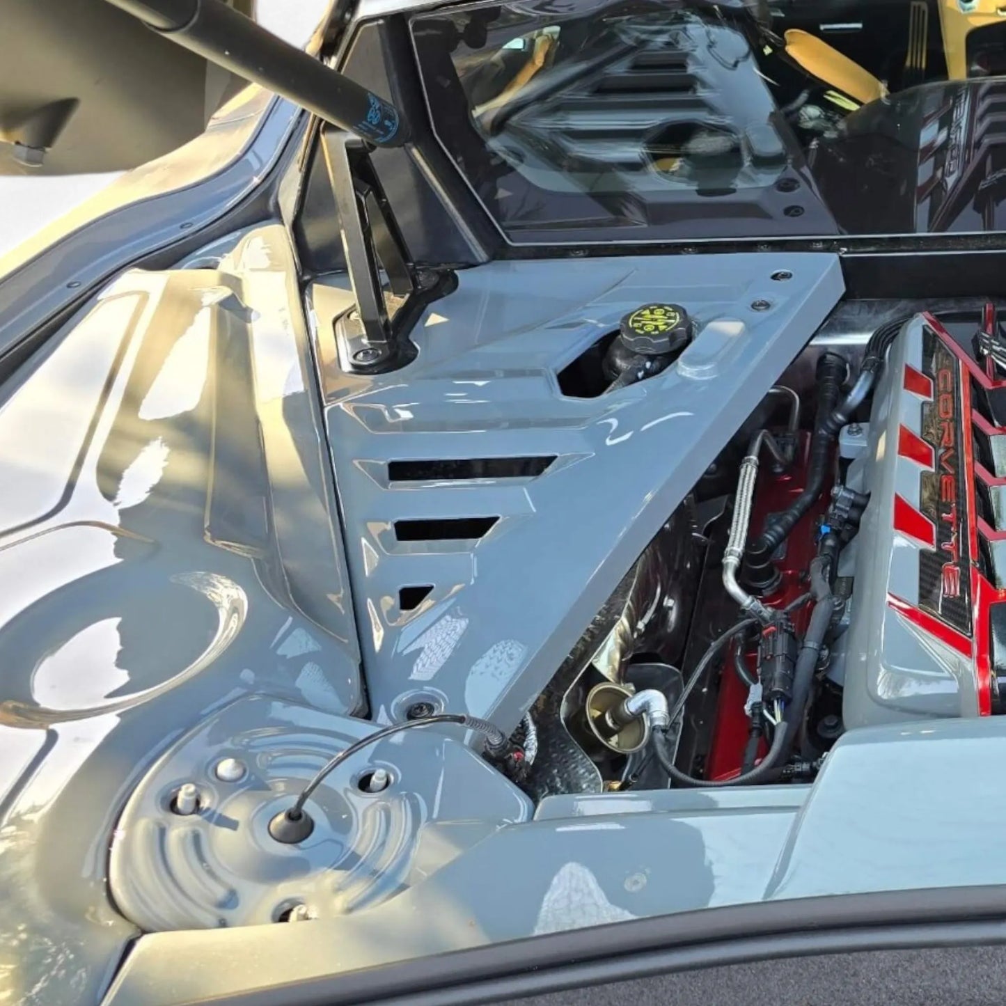 Corvette C8 and Z06 Rear Engine Bay CUSTOM Filler Panels 2 Pieces 2020-2026