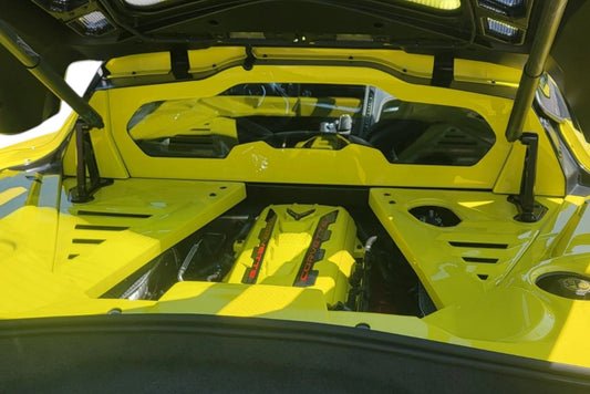CTC Corvette C8 / Z06 / E-Ray Rear Engine Bay Window Panel – Premium Custom Fit (2023–2026)
